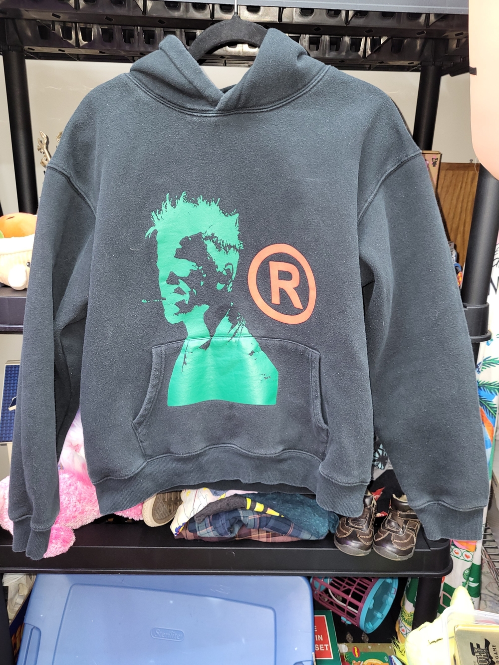 Vizn Joy Divizn Fight Club Tyler Durden Hoodie Size Medium